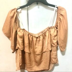 Woven Off the Shoulder Blouse